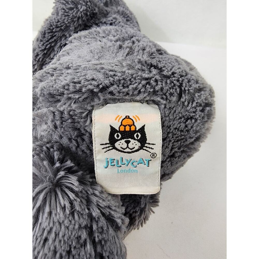 Jellycat Bashful Penguin Gray/White Stuffed Animal Plush 12" Clean Soft Retired - Picture 7 of 7